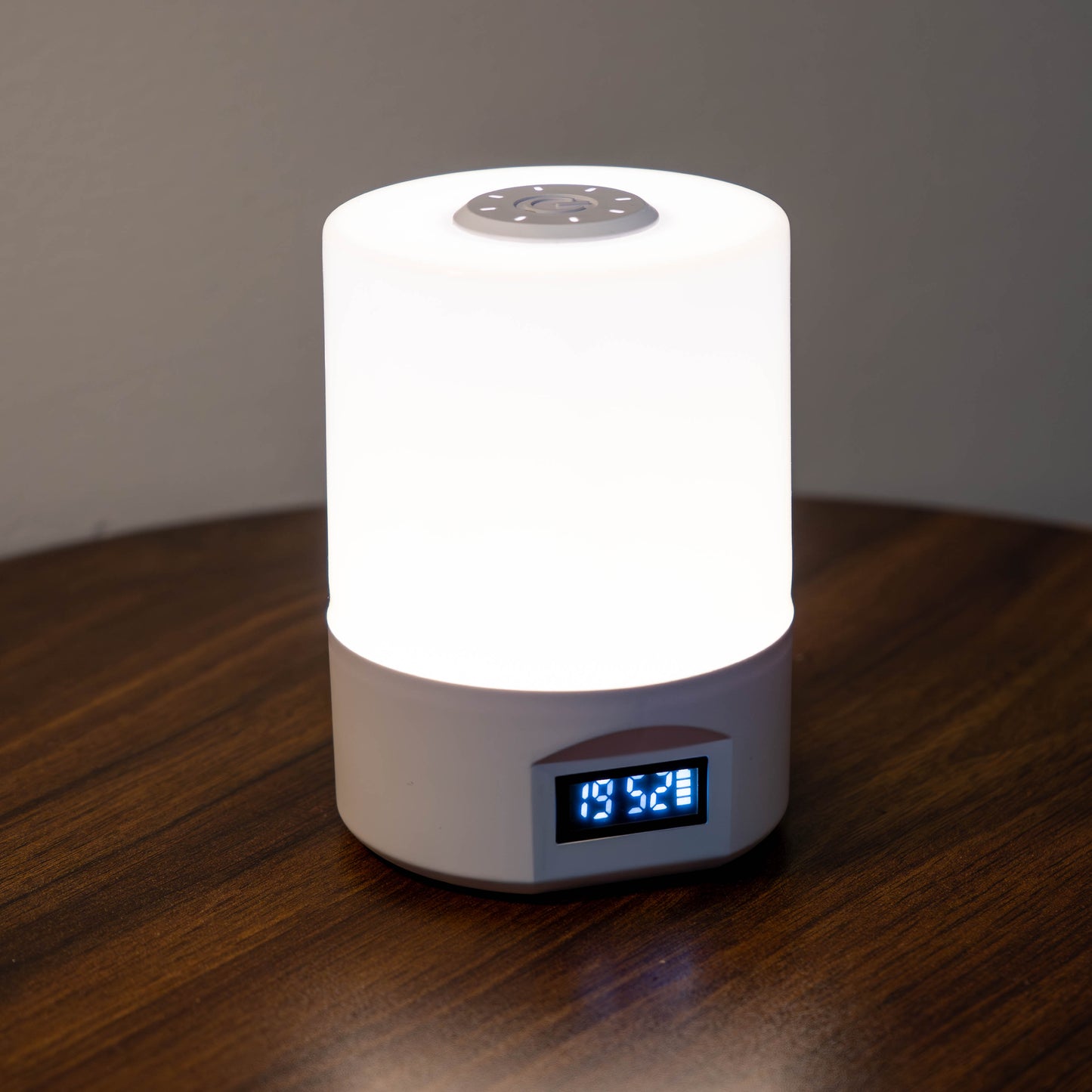 Lampă LED cu Ceas – Touch & USB Recharge