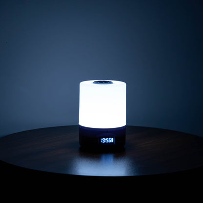 Lampă LED cu Ceas – Touch & USB Recharge